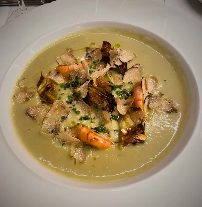 Sopa de carxofes Sopa de carxofes